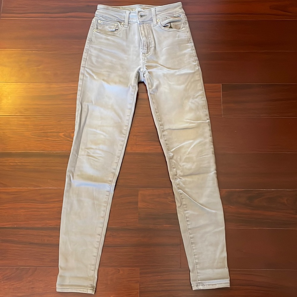 American Eagle Gray Skinny Jeans